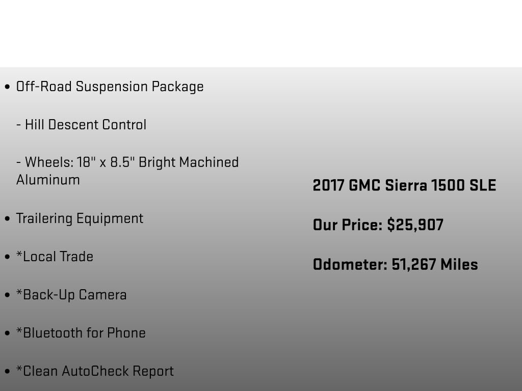 Used 2017 GMC Sierra 1500 SLE w/ SLE Value Package image 26