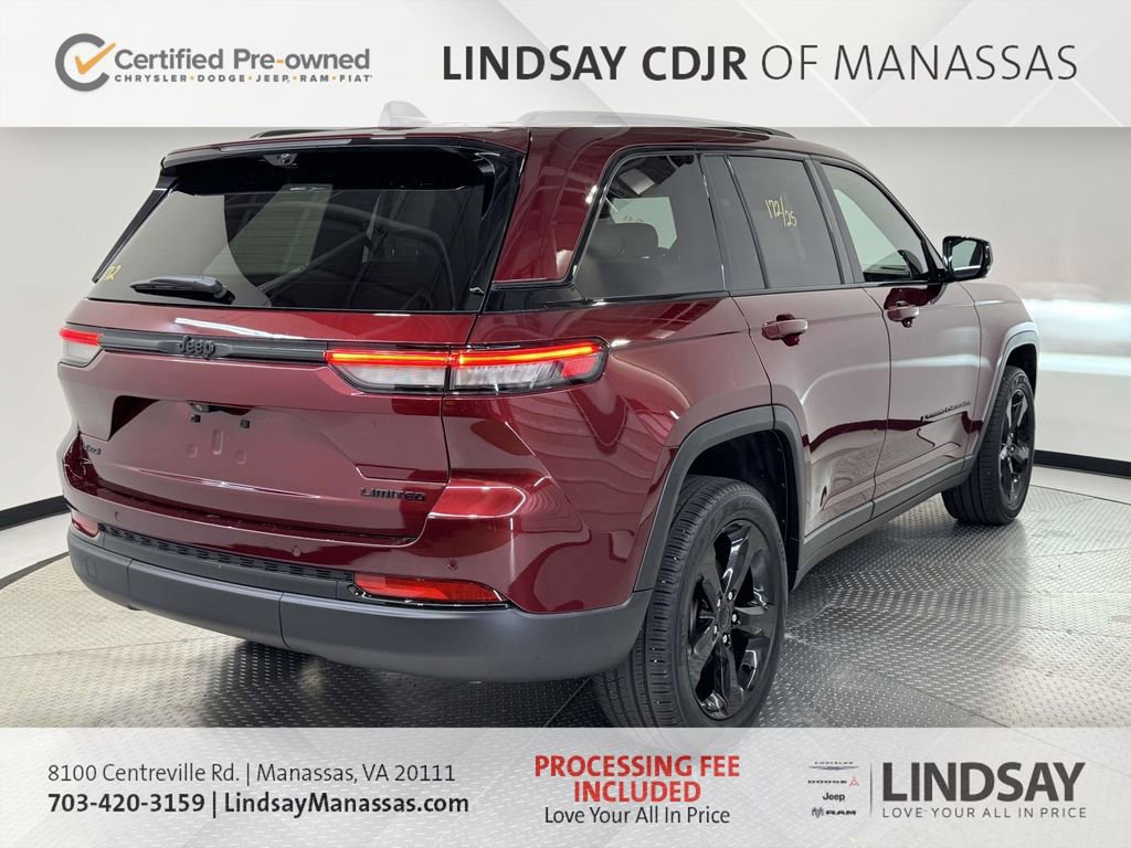Used 2025 Jeep Grand Cherokee Limited w/ Luxury Tech Group II AWD/4WD image 9
