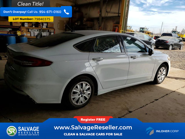 Used 2019 Ford Fusion S image 4
