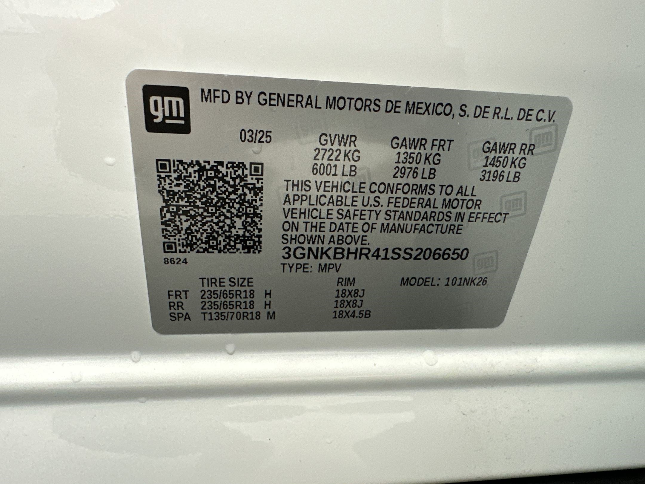 Certified 2025 Chevrolet Blazer LT w/ Convenience Package image 18