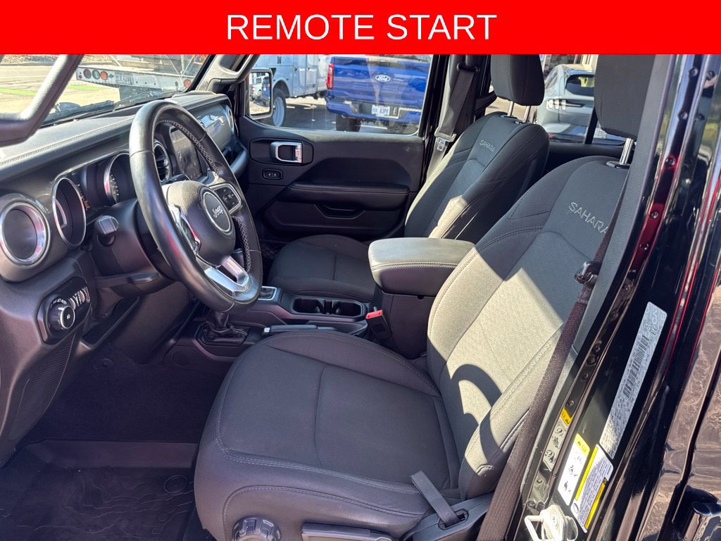 Used 2019 Jeep Wrangler Unlimited Sahara w/ Uconnect 4C Nav & Sound Group AWD/4WD image 2