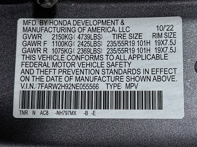 Certified 2022 Honda CR-V Touring image 36