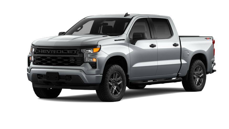 New 2026 Chevrolet Silverado 1500 Custom w/ Turbomax Blackout Package AWD/4WD image 26