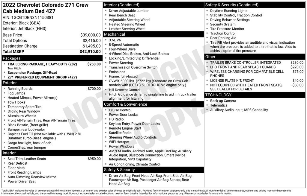 Used 2022 Chevrolet Colorado Z71 image 39