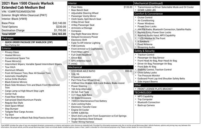 Used 2021 RAM 1500 Warlock AWD/4WD image 15
