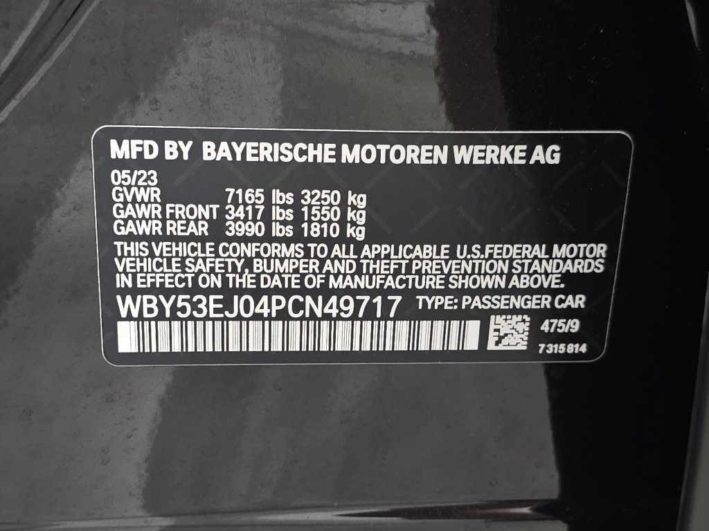 Certified 2023 BMW i7 xDrive60 AWD/4WD image 34