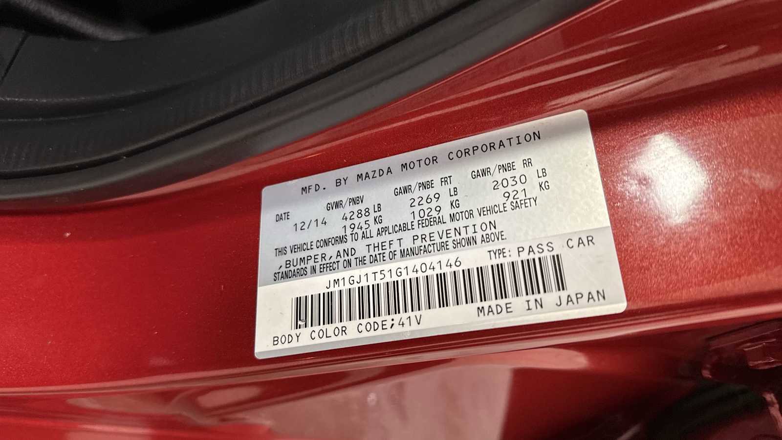 Used 2016 MAZDA MAZDA6 Touring w/ Touring Technology Package image 11