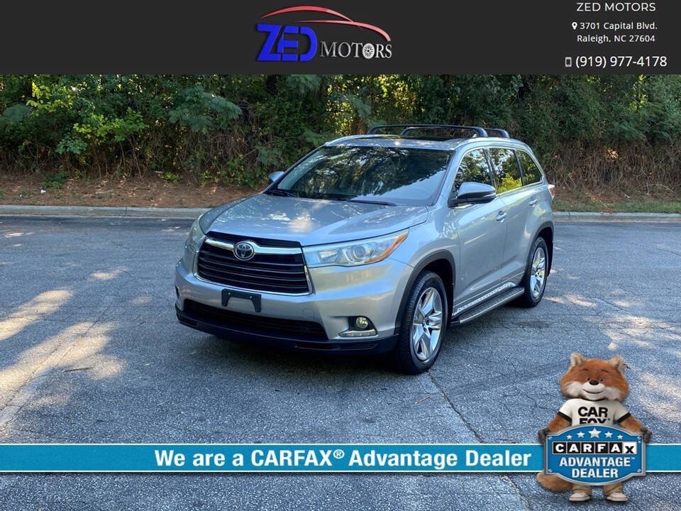 Used 2016 Toyota Highlander Limited Platinum AWD/4WD image 1