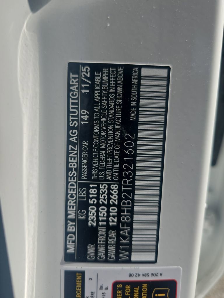 New 2026 Mercedes-Benz C 43 AMG 4MATIC Sedan image 29