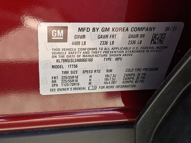 Certified 2022 Chevrolet TrailBlazer RS AWD/4WD image 29