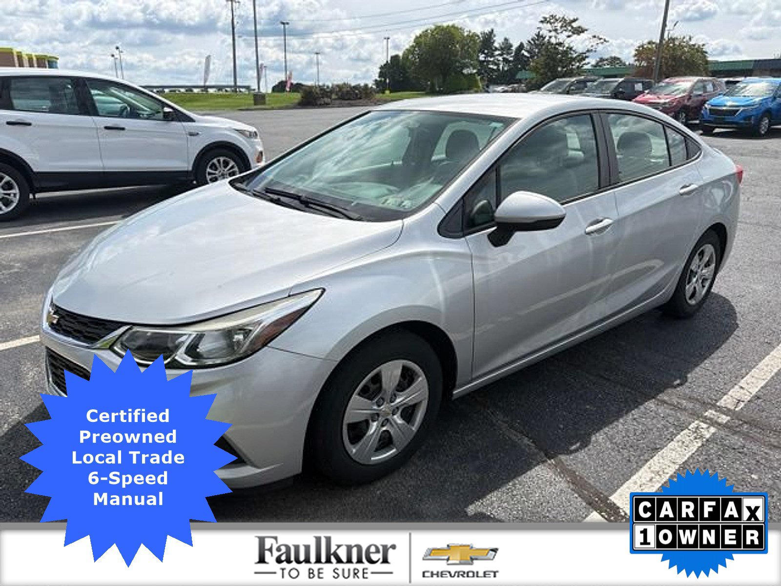 Certified 2017 Chevrolet Cruze LS FWD image 1