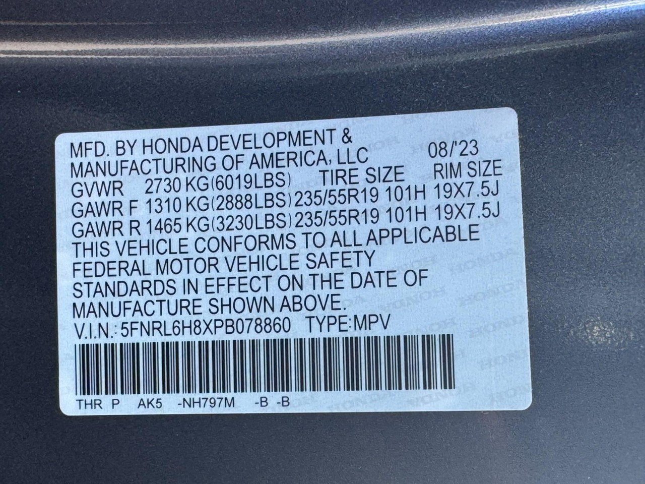 Used 2023 Honda Odyssey Touring image 29