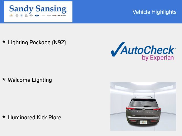 Used 2024 Nissan Pathfinder SV w/ Lighting Package (N92) FWD image 7