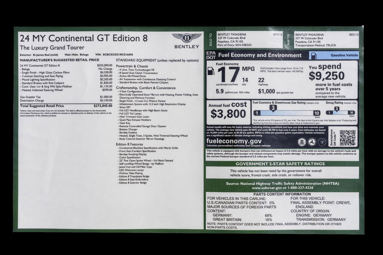 Used 2024 Bentley Continental GT image 51