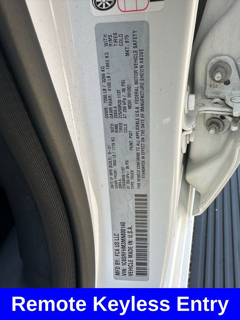 Used 2021 RAM 1500 Limited w/ Bed Utility Group image 13