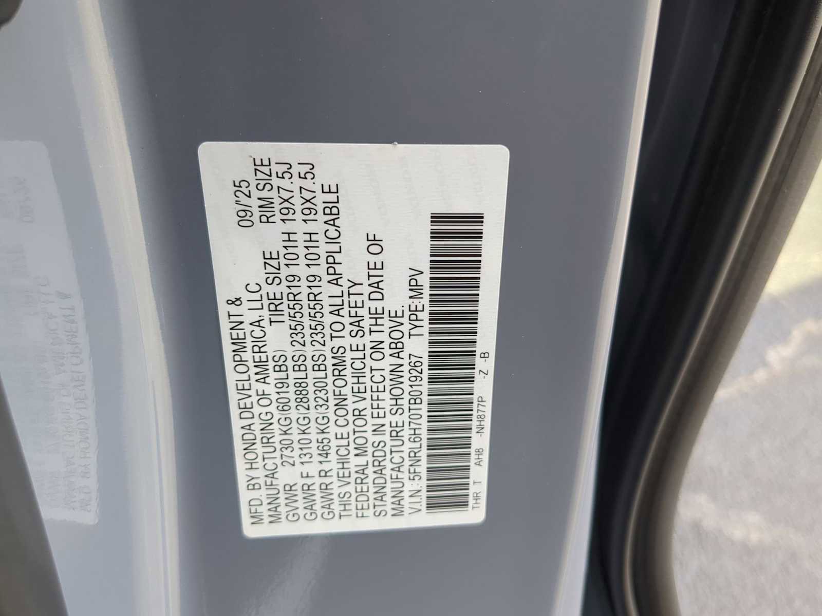 New 2026 Honda Odyssey Sport-L image 31