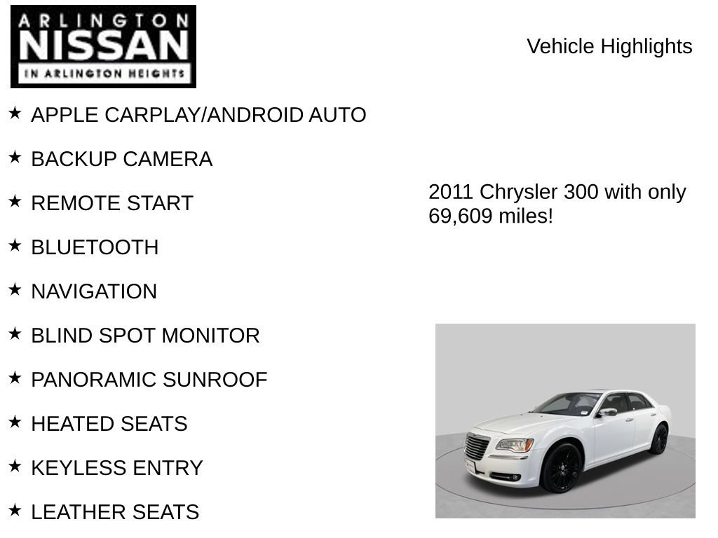 Used 2011 Chrysler 300 C w/ Sound Group RWD image 8