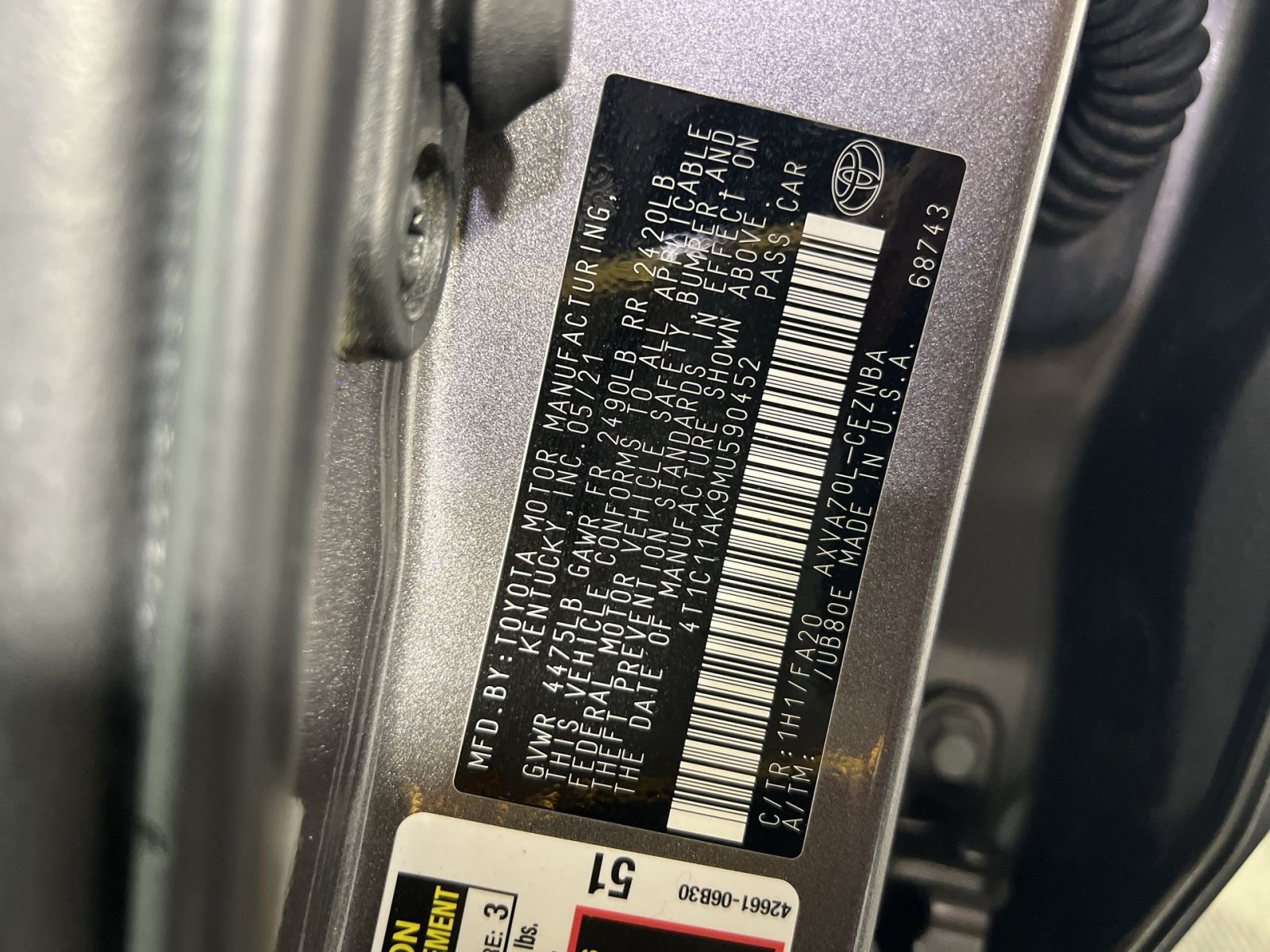 Used 2021 Toyota Camry LE FWD image 30