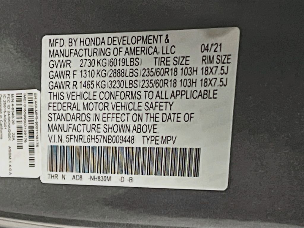 Used 2022 Honda Odyssey EX image 32
