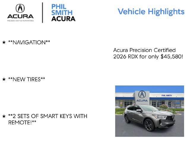 Certified 2026 Acura RDX w/ Advance Package AWD/4WD image 5