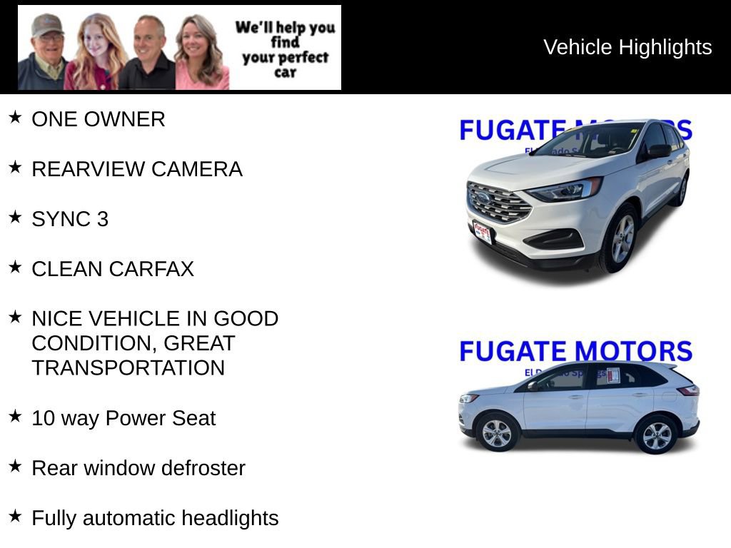 Certified 2019 Ford Edge SE w/ SE Fleet Driver's Package image 8