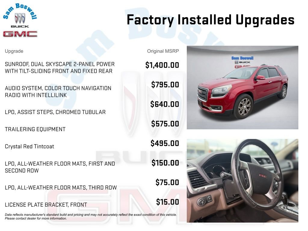 Used 2014 GMC Acadia SLT AWD/4WD image 3