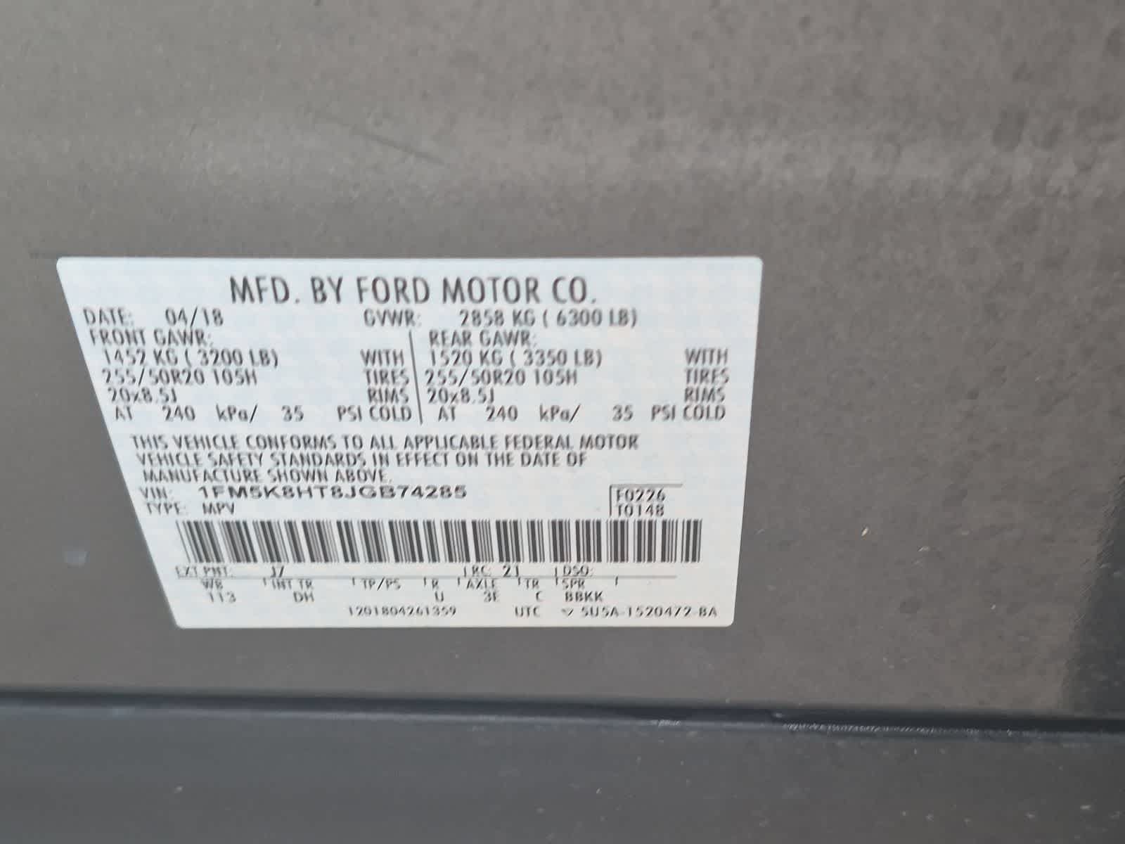 Used 2018 Ford Explorer Platinum AWD/4WD image 38