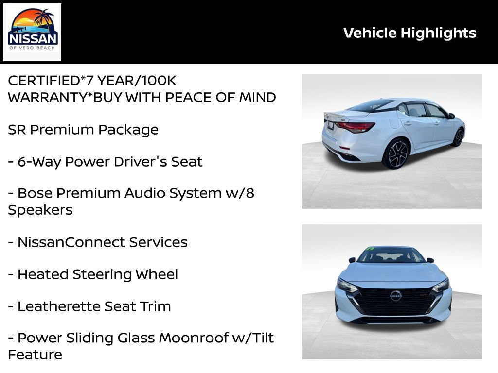 Certified 2024 Nissan Sentra SR w/ SR Premium Package FWD image 19