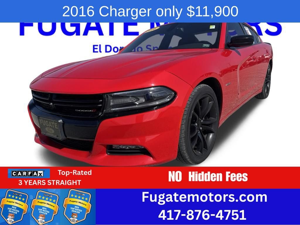 Used 2016 Dodge Charger R/T w/ Blacktop Package RWD 360° Tour