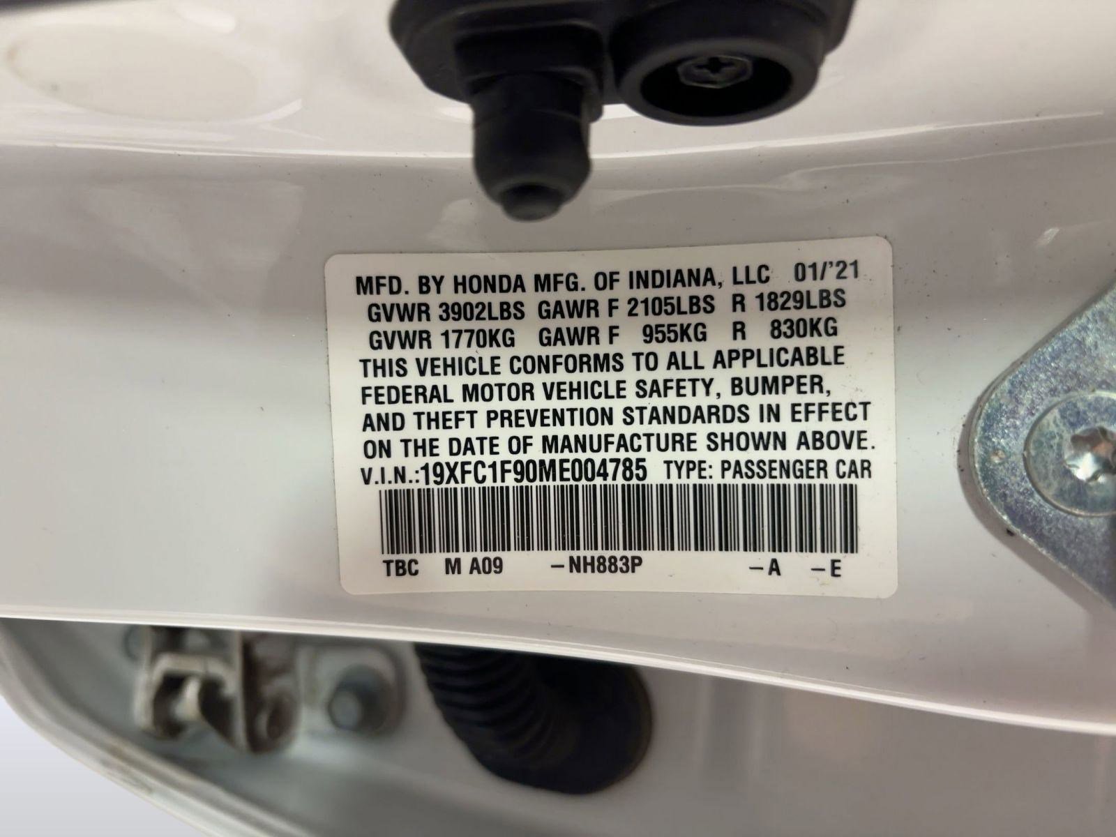 Used 2021 Honda Civic Touring image 20