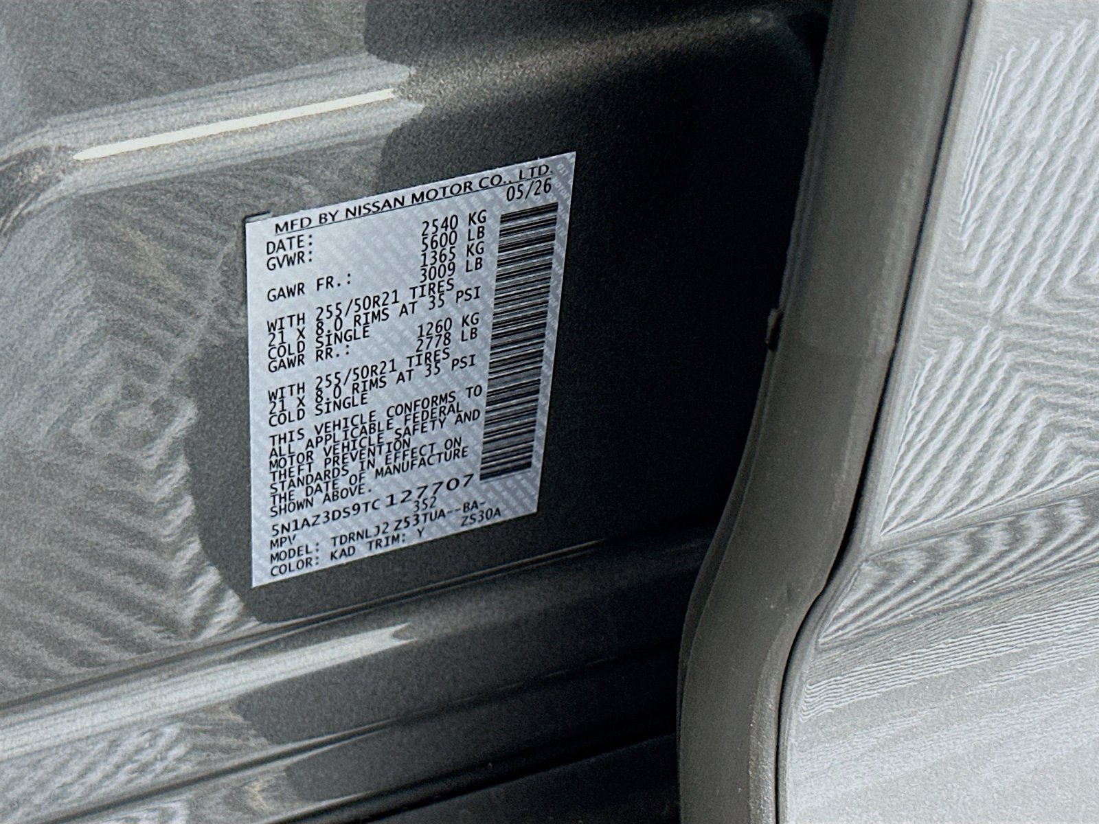 New 2026 Nissan Murano Platinum w/ Cargo Package AWD/4WD image 34