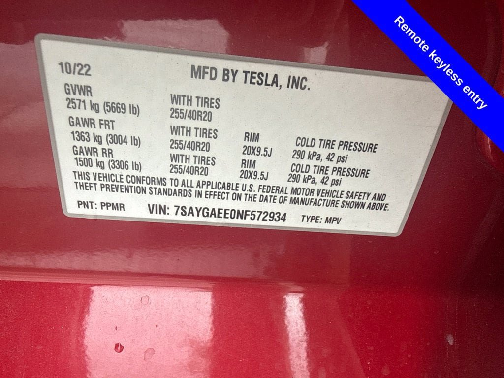 Used 2022 Tesla Model Y Long Range AWD/4WD image 10