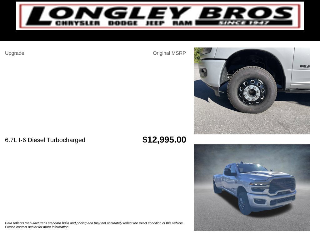 New 2026 RAM 3500 Laramie AWD/4WD image 4