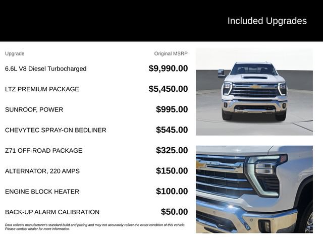 Used 2025 Chevrolet Silverado 2500 LTZ w/ LTZ Premium Package AWD/4WD image 9