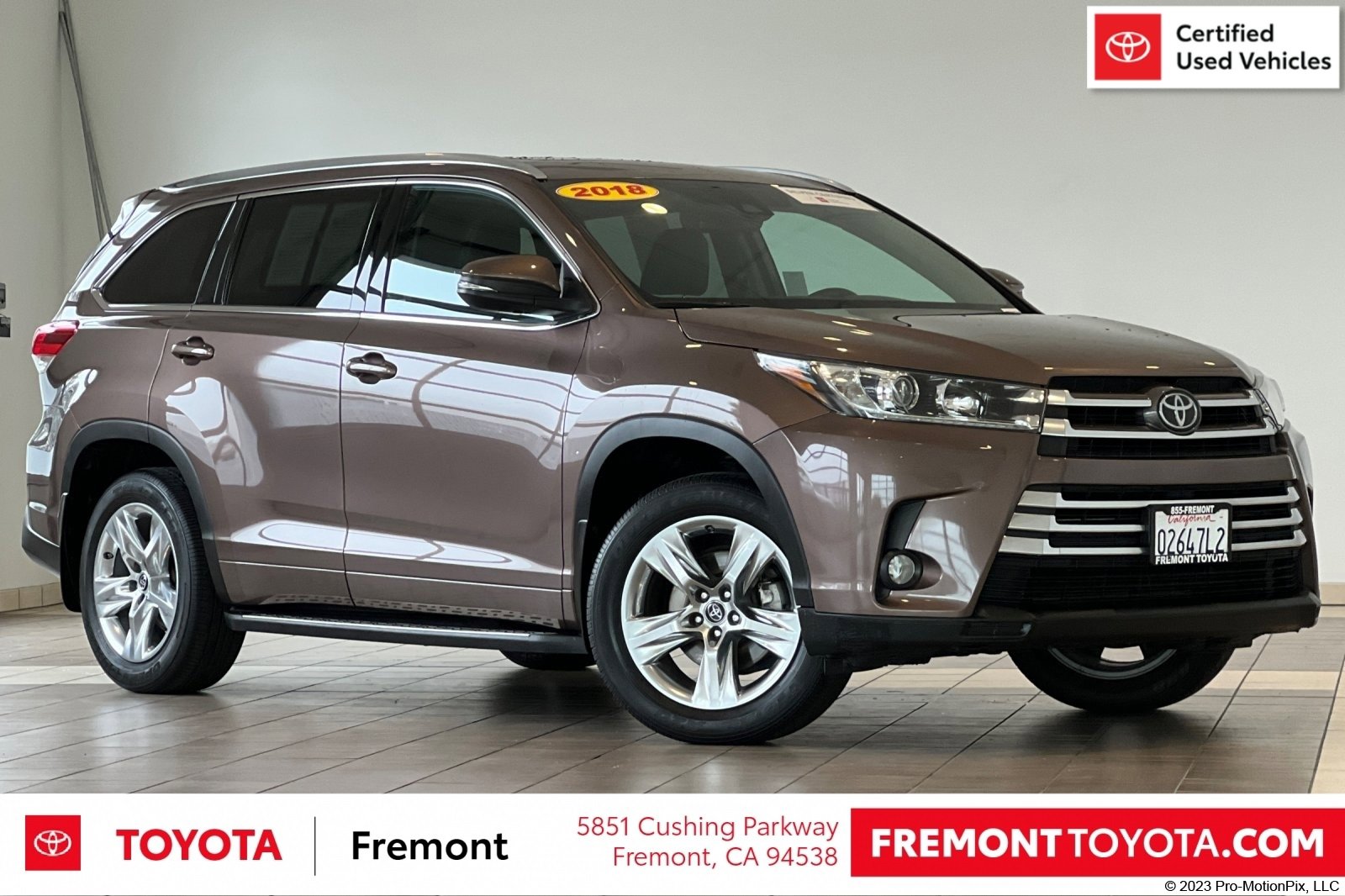 Certified 2018 Toyota Highlander Limited