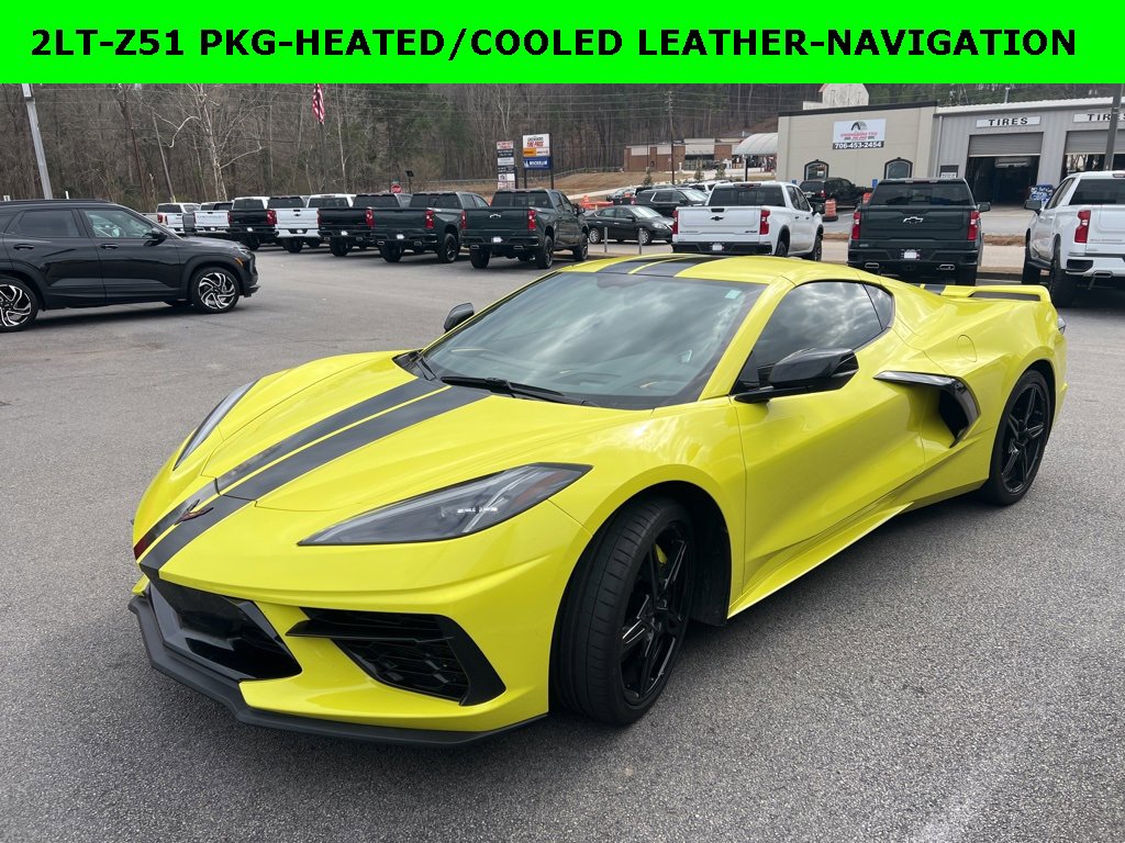 Certified 2023 Chevrolet Corvette Stingray Preferred Cpe w/ Z51 Performance Package image 1