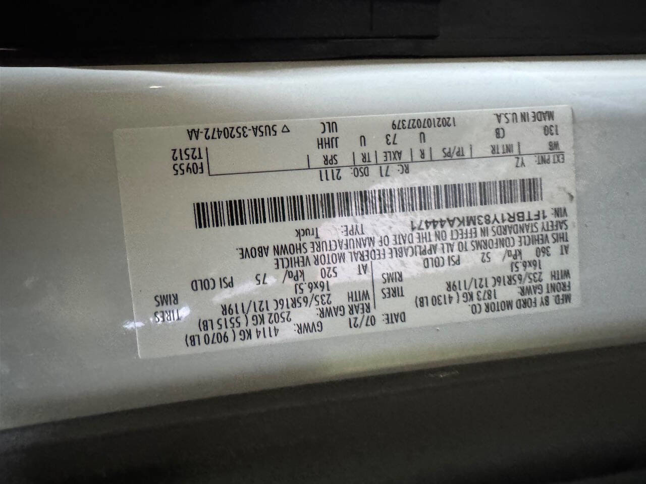 Used 2021 Ford Transit 250 Low Roof w/ Exterior Upgrade Package image 23