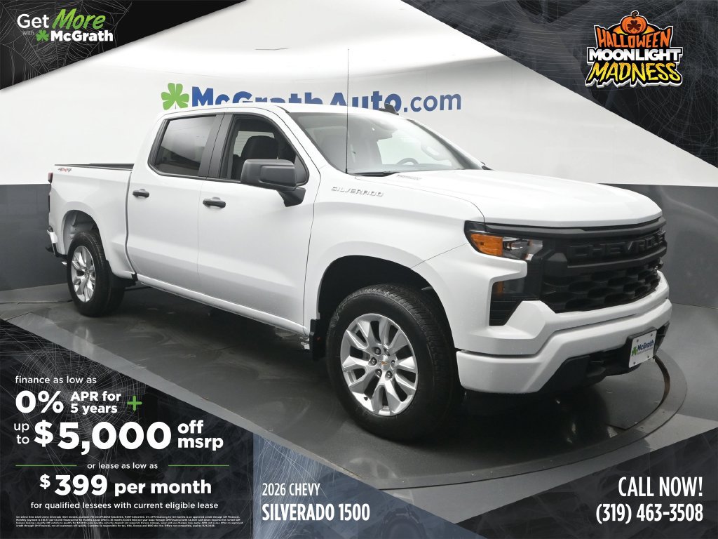 New 2026 Chevrolet Silverado 1500 Custom AWD/4WD image 1