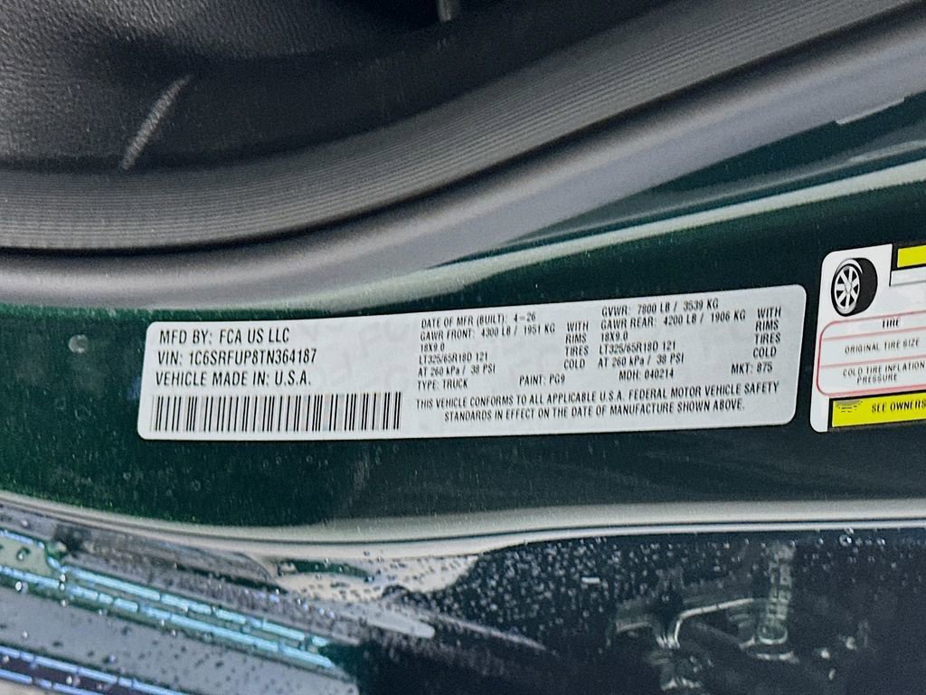 New 2026 RAM 1500 RHO AWD/4WD image 19