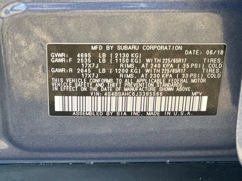 Used 2018 Subaru Outback 2.5i Premium AWD/4WD image 37
