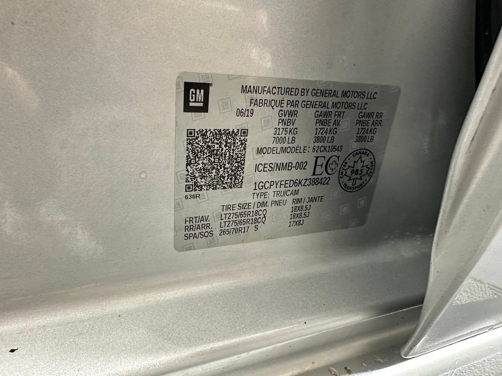 Used 2019 Chevrolet Silverado 1500 LT Trail Boss w/ Convenience Package AWD/4WD image 33