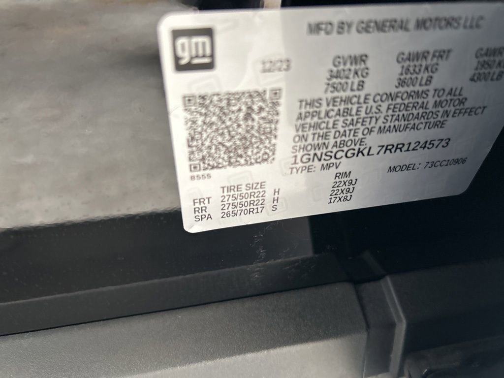 Used 2024 Chevrolet Suburban High Country w/ Advanced Technology Package image 53