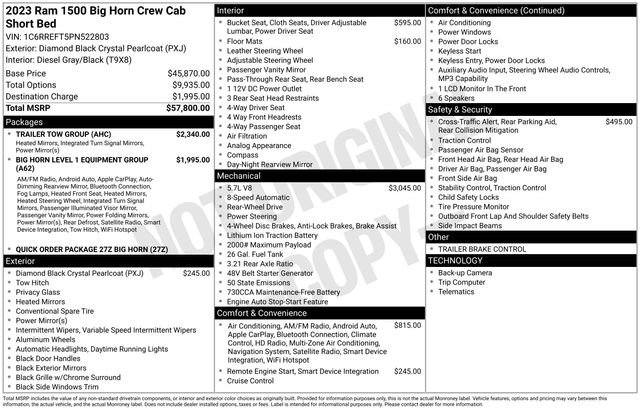 Used 2023 RAM 1500 Big Horn w/ Trailer Tow Group image 4