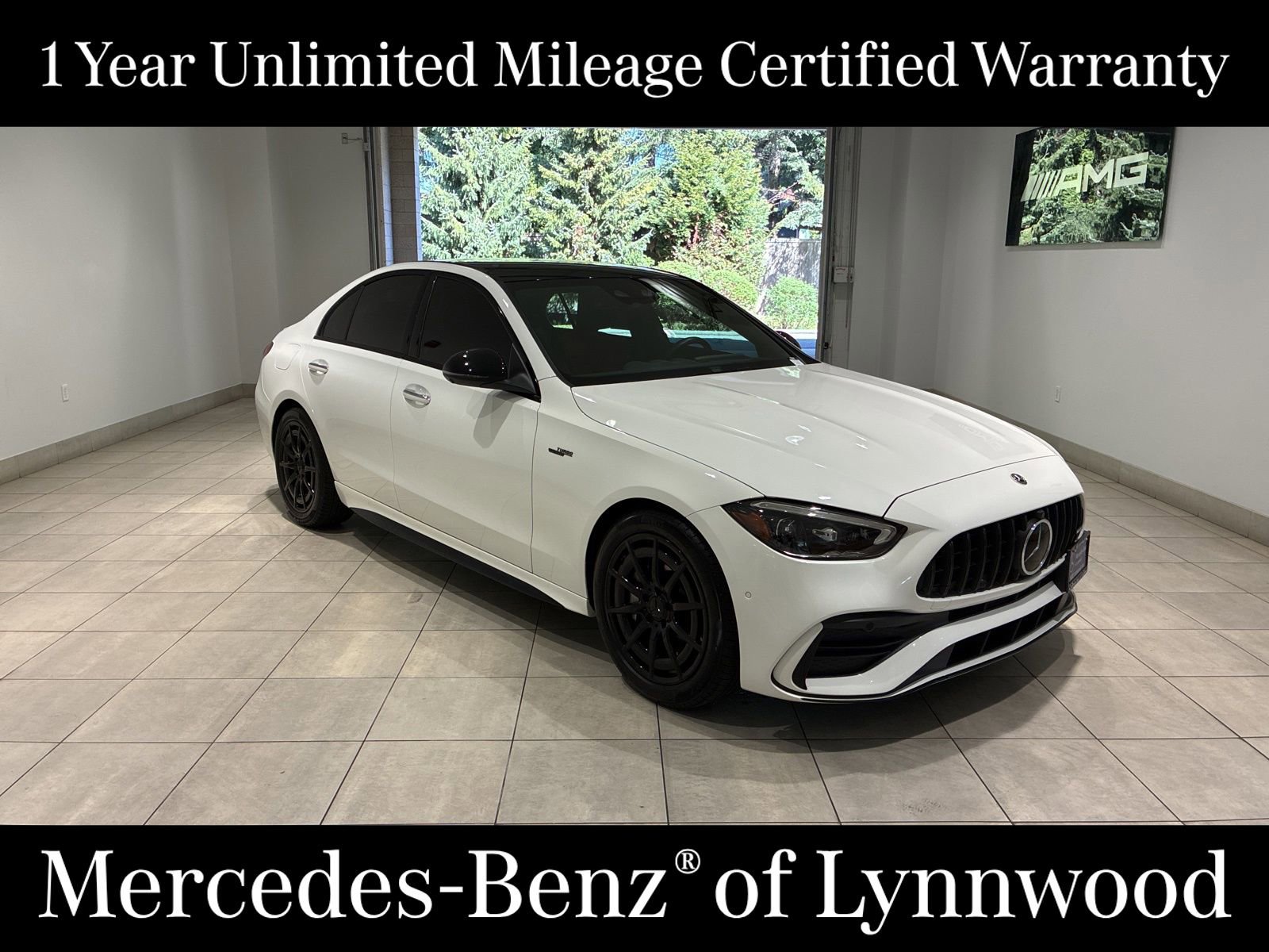 Used 2023 Mercedes-Benz C 43 AMG 4MATIC Sedan video 1