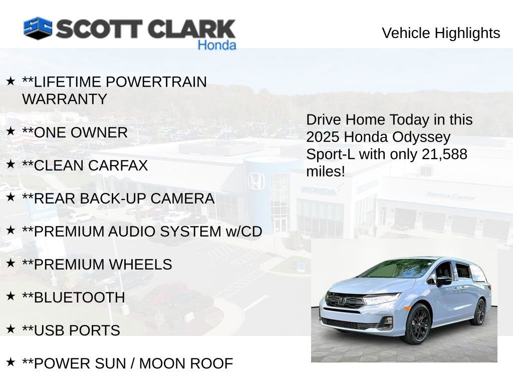 Used 2025 Honda Odyssey Sport-L image 11