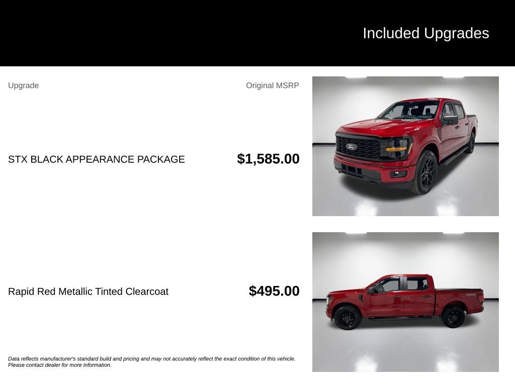 Used 2024 Ford F150 STX w/ STX Black Appearance Package AWD/4WD image 7