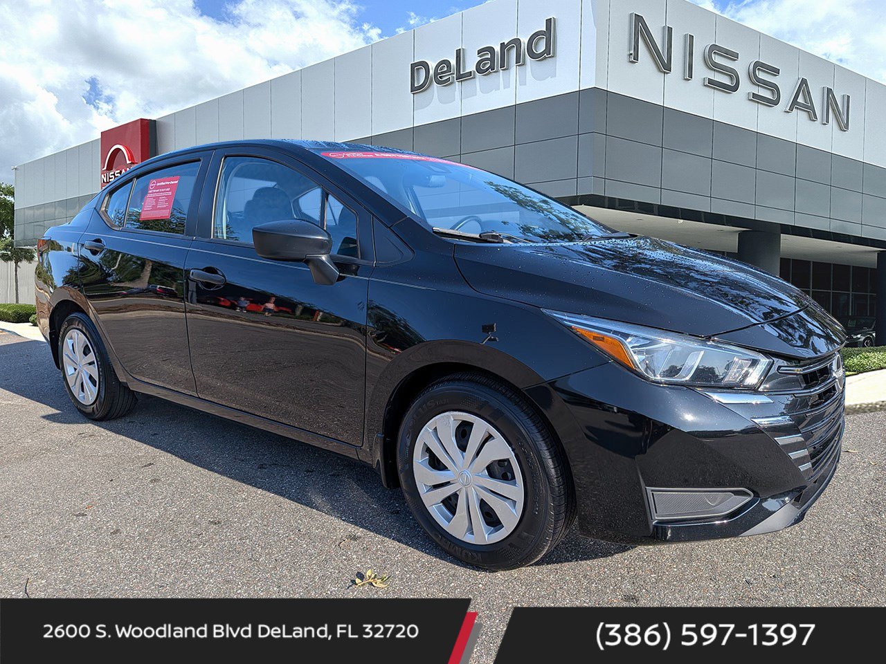 Certified 2024 Nissan Versa S w/ Trunk Package FWD image 1