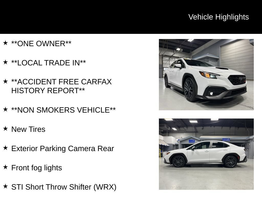 Certified 2025 Subaru WRX Premium AWD/4WD image 13