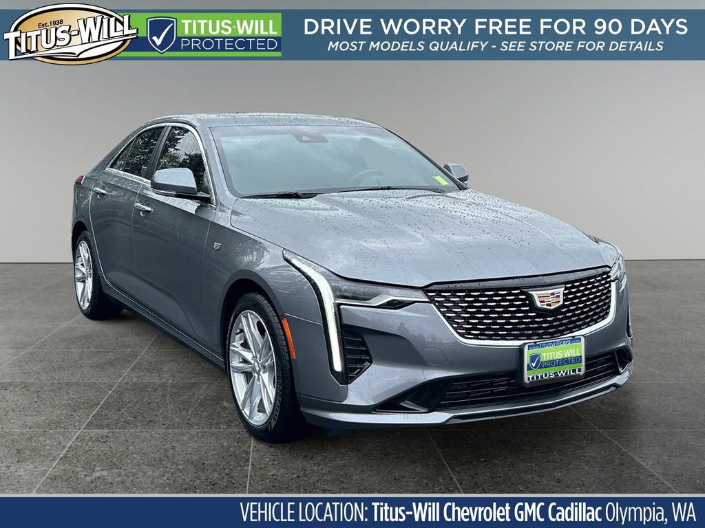 Used 2022 Cadillac CT4 Luxury w/ Sun And Sound Package RWD image 1