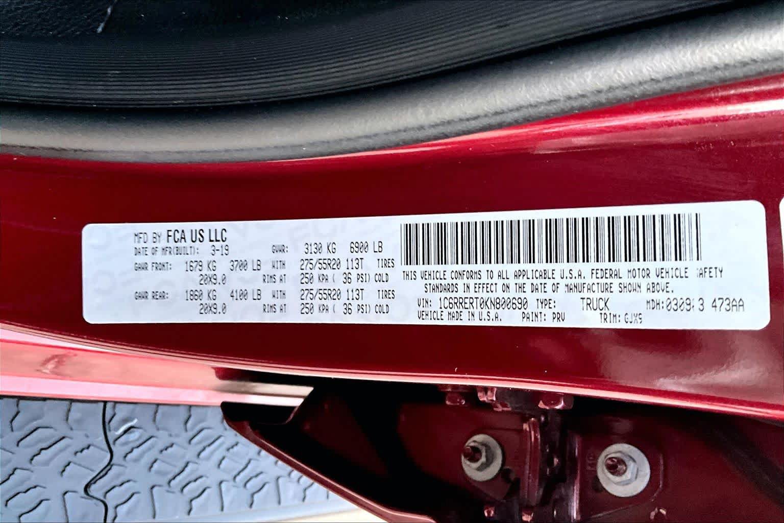 Used 2019 RAM 1500 Laramie RWD image 36